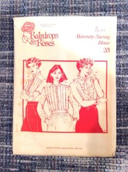 201 RAINDROPS & ROSES VERSATILE NURSING SS-LS  BLOUSE PATTERN 8-16 UNCUT